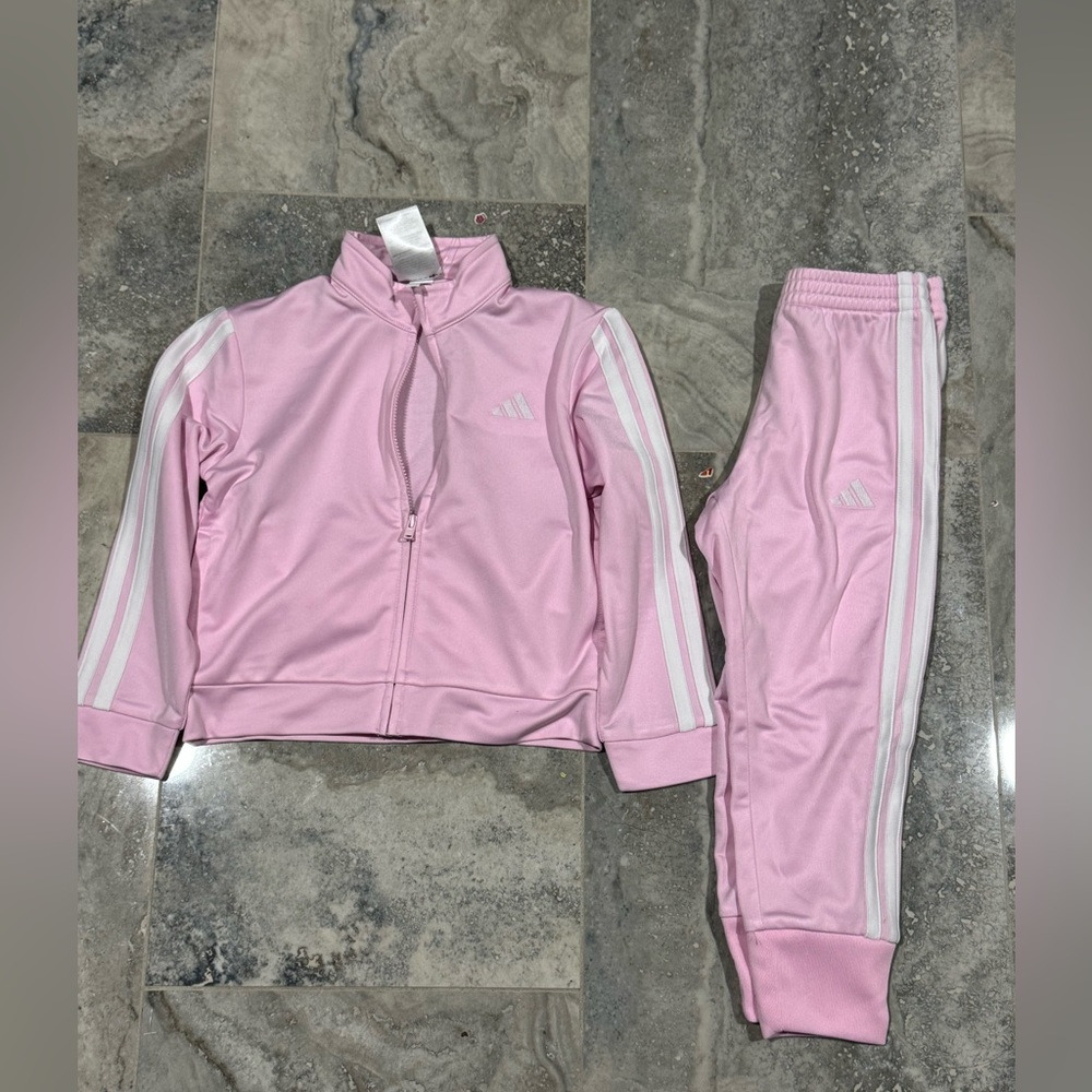 Adidas Light Pink Kids' Tracksuit